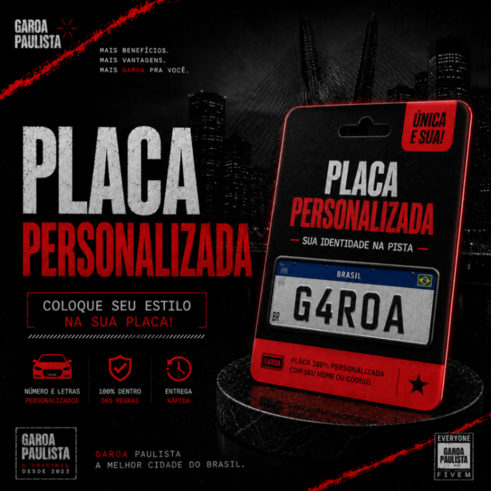 Placa Personalizada