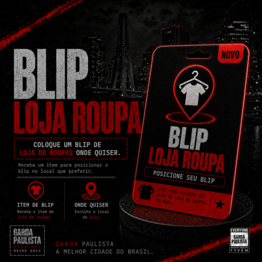 Blip de Loja de Roupas